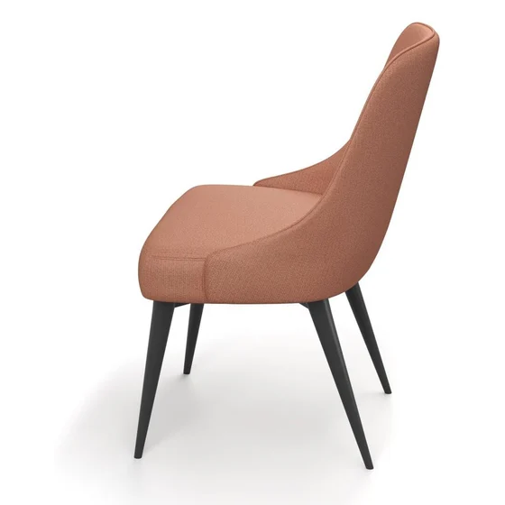 Photo of the fabric Exceed Sienna swatch by James Dunlop FibreGuard. Use for Upholstery, Accessory. Style of Plain, Texture