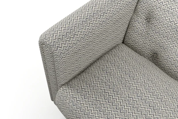 Photo of the fabric Static Ink swatch by James Dunlop. Use for Upholstery, Accessory. Style of Geometric