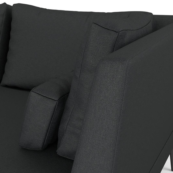 Photo of the fabric Epitome Basalt swatch by Mokum. Use for Upholstery, Accessory. Style of Plain, Taffeta