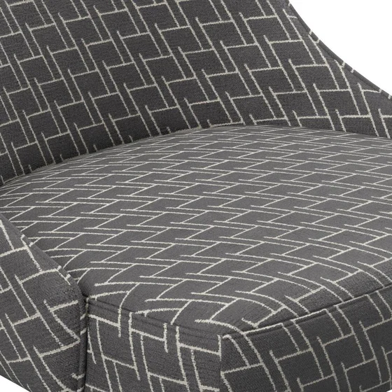 Photo of the fabric Leverett Alexander swatch by James Dunlop. Use for Upholstery, Accessory. Style of Chenille, Geometric