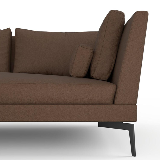 Photo of the fabric Epitome Bronze swatch by Mokum. Use for Upholstery, Accessory. Style of Plain, Taffeta