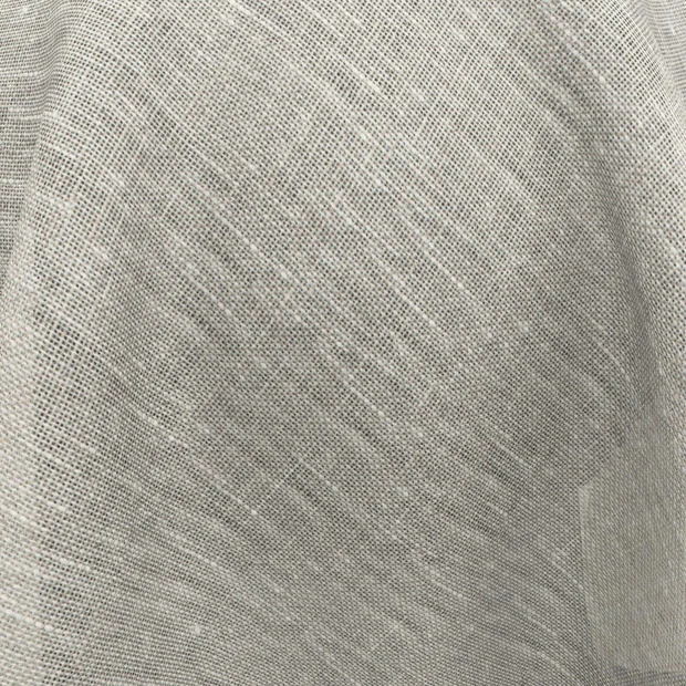 Photo of the fabric Ama Sesame swatch by Mokum. Use for Sheer Curtains. Style of Plain, Sheer