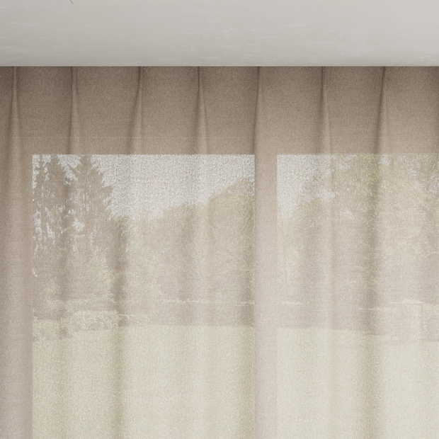Photo of the fabric Revel Clay swatch by Mokum. Use for Curtains. Style of Plain, Texture