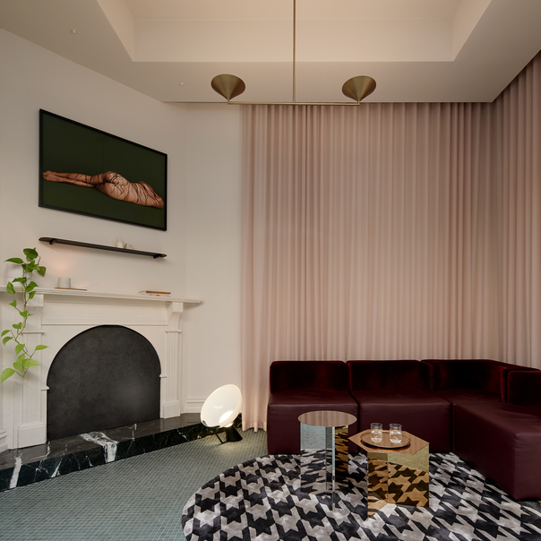 Curtains in Allusion colour Blossom by Zepel | Photograph by Willem Dirk