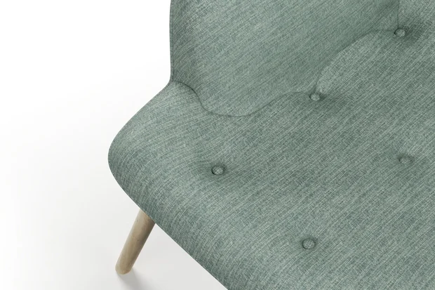 Photo of the fabric Trezor Reef swatch by James Dunlop FibreGuard. Use for Curtains, Upholstery, Accessory. Style of Chenille, Plain