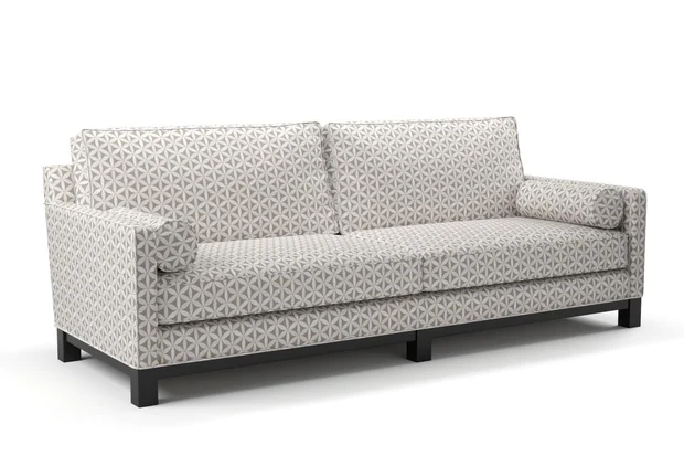 Photo of the fabric Tapa Pumice swatch by James Dunlop. Use for Upholstery, Accessory. Style of Geometric