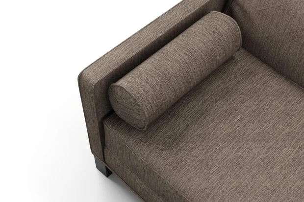 Photo of the fabric Trezor Pepper swatch by James Dunlop FibreGuard. Use for Curtains, Upholstery, Accessory. Style of Chenille, Plain