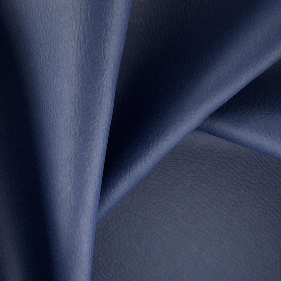Photo of the fabric Bonanza Navy swatch by Zepel. Use for Upholstery. Style of Leather And Vinyl, Plain