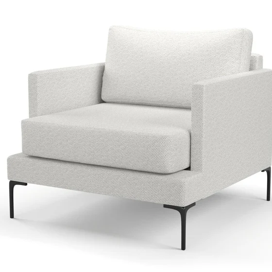 Photo of the fabric Ostuni Garlic swatch by Mokum. Use for Upholstery, Accessory. Style of Plain, Texture