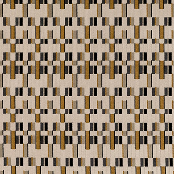 Photo of the fabric Metropolitan FR Kb5217 01 swatch by Kirkby Design. Use for Upholstery, Accessory. Style of Geometric