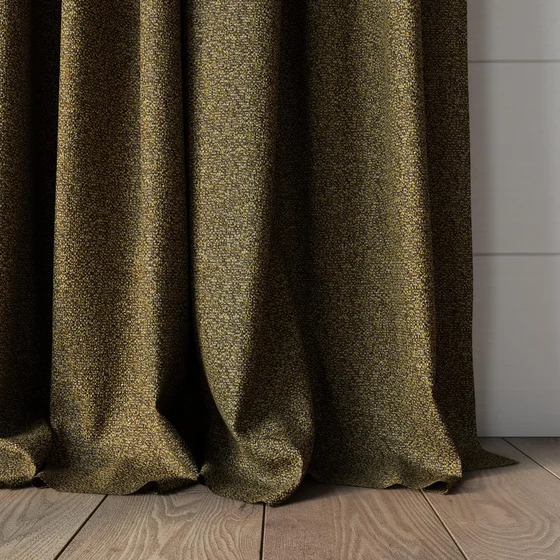 Photo of the fabric Bora Bora Amber swatch by Mokum FibreGuard. Use for Curtains, Upholstery, Accessory. Style of Plain, Texture