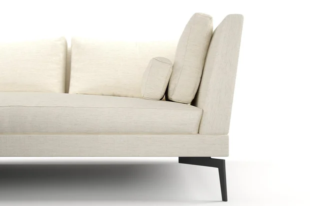 Photo of the fabric Ficus Seasalt swatch by Mokum. Use for Upholstery, Accessory. Style of Plain, Texture