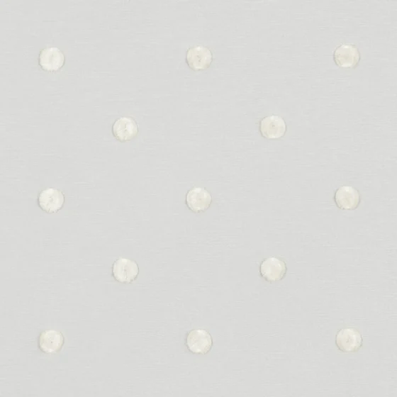 Photo of the fabric Zzsnowball V3306 01 swatch by Villa Nova. Use for Sheer Curtains. Style of Childrens, Sheer