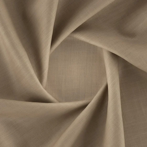 Photo of the fabric Lexicon Clay swatch by FR-One. Use for Curtains, Top of Bed. Style of Plain, Taffeta