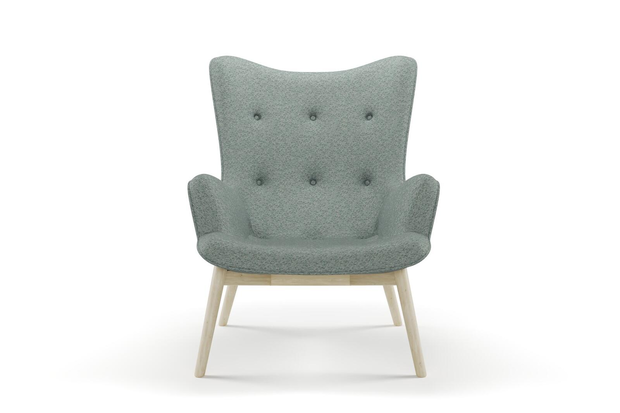 Photo of the fabric Omni Emerald swatch by James Dunlop FibreGuard. Use for Upholstery, Accessory, Top of Bed. Style of Plain, Texture