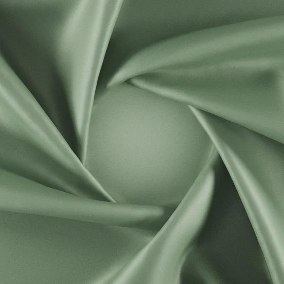 Photo of the fabric Sateen 137 Linden swatch by Zepel. Use for Curtains, Upholstery, Accessory, Top of Bed. Style of Plain, Taffeta