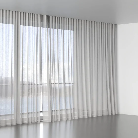 Photo of the fabric Uru Mist swatch by Mokum. Use for Sheer Curtains. Style of Plain, Sheer