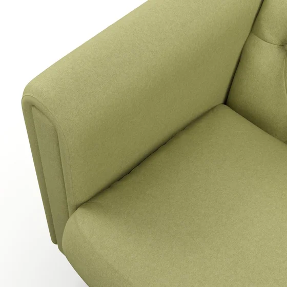 Photo of the fabric Braveheart Pistachio swatch by James Dunlop FibreGuard. Use for Upholstery, Accessory, Top of Bed. Style of Plain, Taffeta