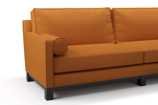 Photo of the fabric Braveheart Terra swatch by James Dunlop FibreGuard. Use for Upholstery, Accessory, Top of Bed. Style of Plain, Taffeta