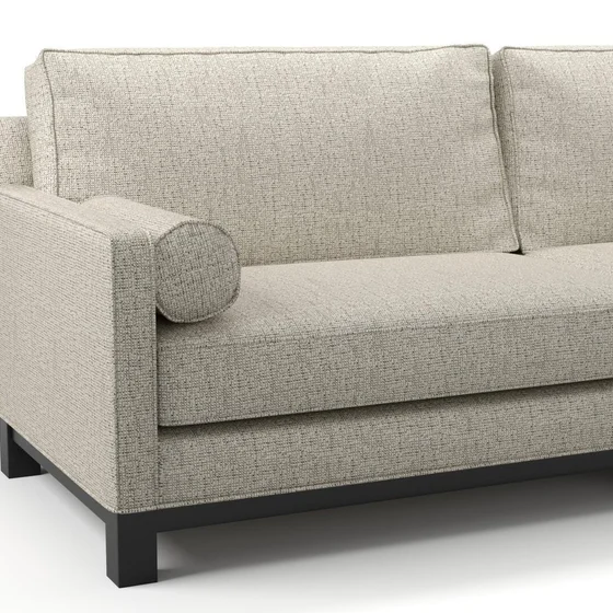 Photo of the fabric Entwine Granite swatch by James Dunlop. Use for Upholstery, Accessory. Style of Plain, Texture