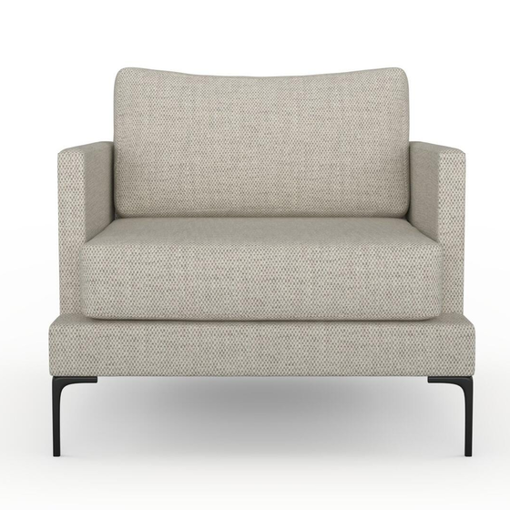 Photo of the fabric Strata Pumice swatch by Mokum. Use for Upholstery, Accessory. Style of Plain, Texture