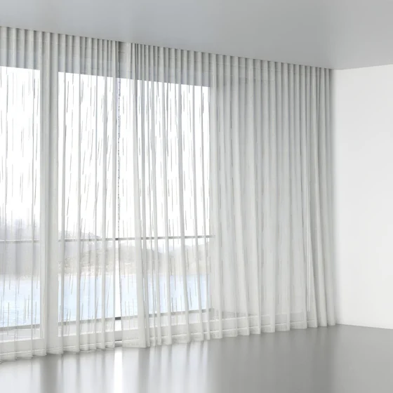 Photo of the fabric Tidal Spring swatch by James Dunlop. Use for Sheer Curtains. Style of Plain, Sheer