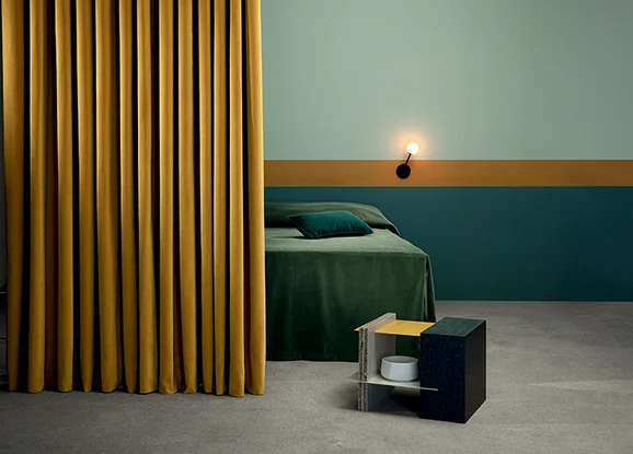 Photo of the fabric Smooth 3 Easyclean K5228 09 in situ by Kirkby Design. Use for Curtains, Upholstery, Accessory. Style of Plain, Velvet