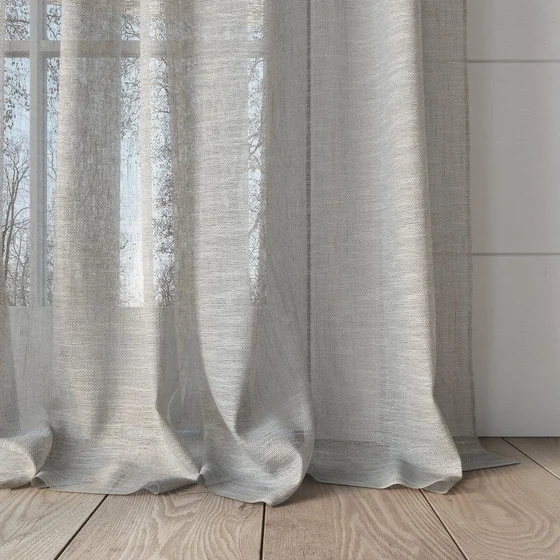 Photo of the fabric Drift Haze swatch by James Dunlop. Use for Sheer Curtains. Style of Plain, Sheer