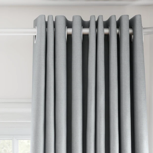 Photo of the fabric Urban Zinc swatch by James Dunlop. Use for Curtains, Upholstery, Accessory. Style of Plain, Texture
