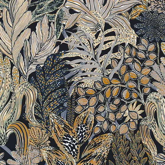 Photo of the fabric Borromee Wp 7432 7432 0324 swatch by Casamance. Use for Wall Covering