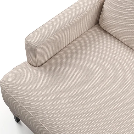 Photo of the fabric Souk Blush swatch by Mokum. Use for Upholstery, Accessory. Style of Plain, Texture