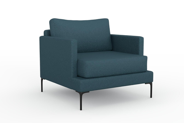 Photo of the fabric Mahana Lagoon swatch by Mokum. Use for Upholstery, Accessory. Style of Plain, Taffeta