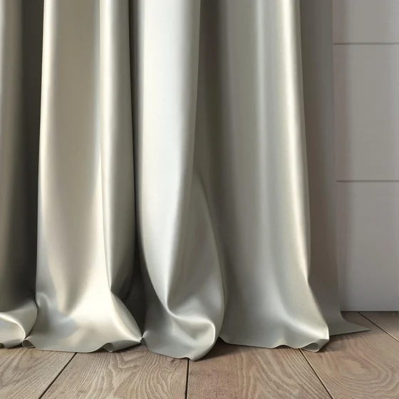Photo of the fabric Sleek Papyrus swatch by James Dunlop. Use for Curtains, Accessory, Top of Bed. Style of Plain, Taffeta