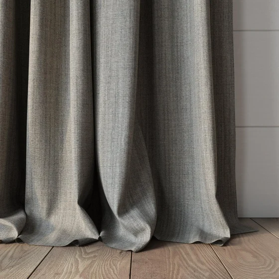 Photo of the fabric Chatham Petrel swatch by James Dunlop Essentials. Use for Curtains. Style of Plain, Texture