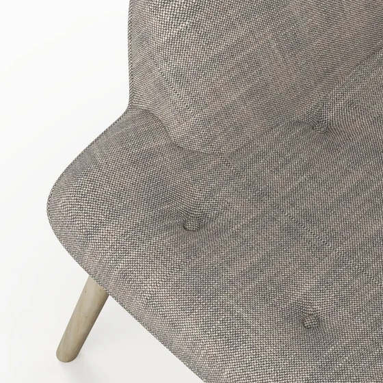 Photo of the fabric Grounded Dove Grey swatch by James Dunlop. Use for Upholstery, Accessory. Style of Plain, Texture
