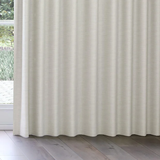Photo of the fabric Tasman UC Lemon Grass swatch by James Dunlop Essentials. Use for Curtains, Accessory. Style of Stripe