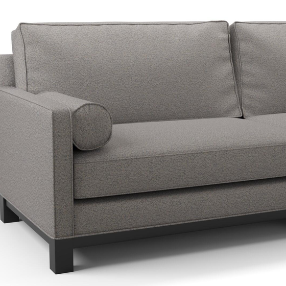 Photo of the fabric Omni Cloud swatch by James Dunlop FibreGuard. Use for Upholstery, Accessory, Top of Bed. Style of Plain, Texture