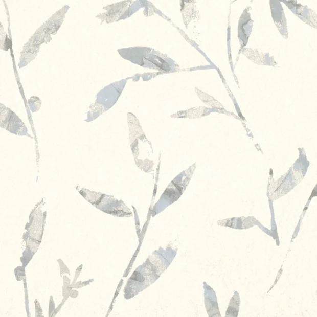 Photo of the fabric Hana Trail Wallpaper W546 01 swatch by Villa Nova. Use for Wall Covering. Style of Floral And Botannical, Print