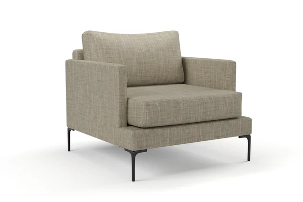 Photo of the fabric Ficus Pepper 851 swatch by Mokum. Use for Upholstery, Accessory. Style of Plain, Texture