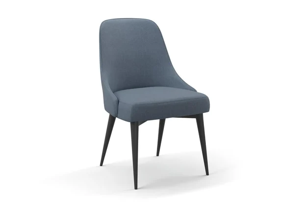 Photo of the fabric Classique Indigo swatch by James Dunlop. Use for Upholstery, Accessory. Style of Plain