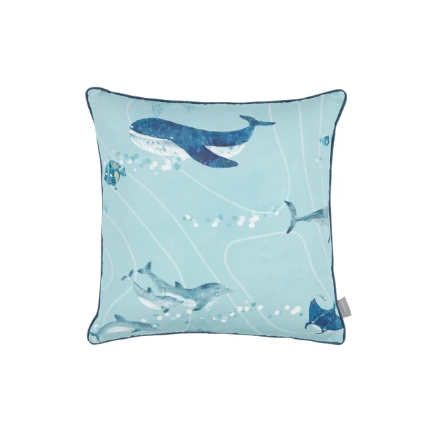 Photo of the fabric Fintastic Cushion 50X50Cm Vnc3602 01 swatch by Villa Nova. Use for Cushion with Inner