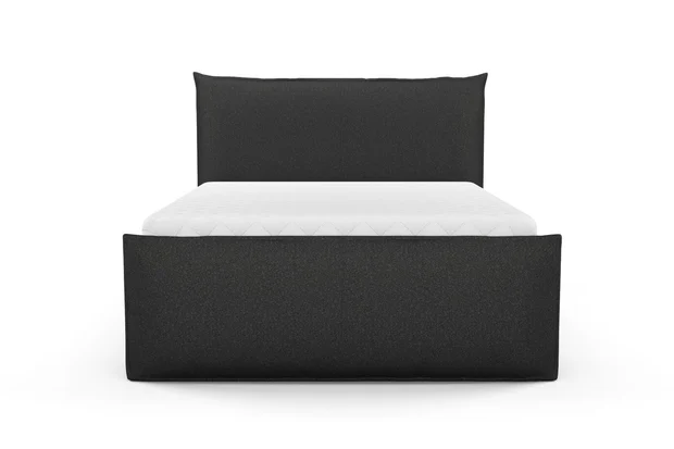 Photo of the fabric Palermo Onyx swatch by Mokum. Use for Upholstery, Accessory. Style of Plain, Texture