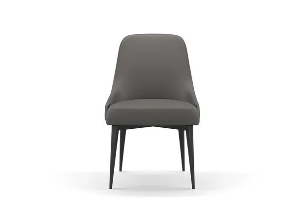 Photo of the fabric Noosa Charcoal swatch by James Dunlop. Use for Upholstery, Accessory. Style of Plain, Texture
