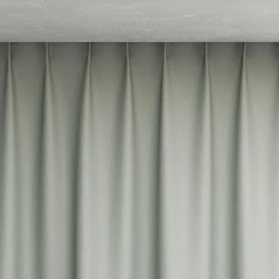 Photo of the fabric Satori Stonewash Willow swatch by Mokum. Use for Curtains, Upholstery Light Duty, Accessory, Top of Bed. Style of Plain, Texture