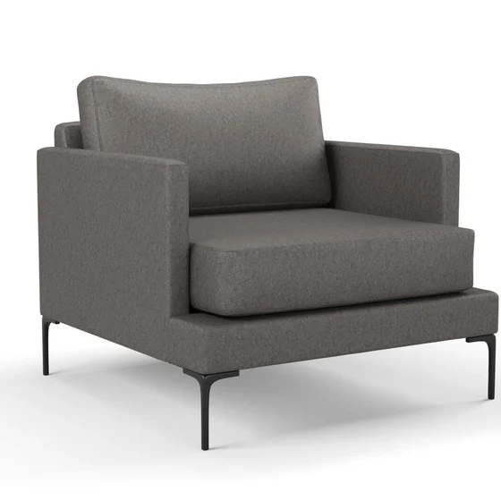 Photo of the fabric Prato Mushroom swatch by Mokum. Use for Upholstery, Accessory. Style of Plain, Texture