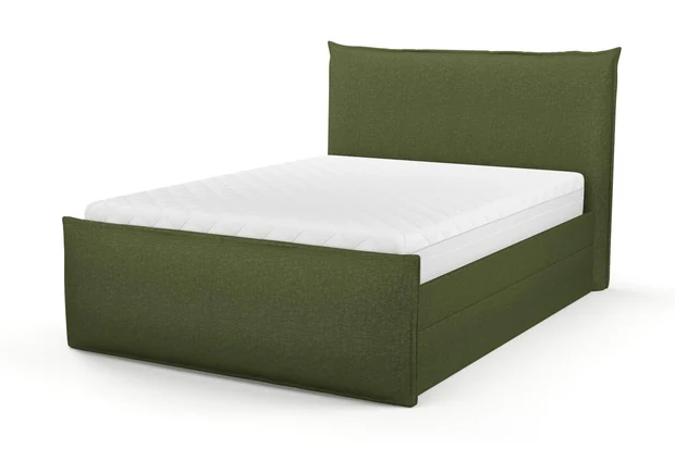 Photo of the fabric Tahiti Kale swatch by Mokum FibreGuard. Use for Curtains, Upholstery, Accessory, Top of Bed. Style of Chenille, Plain