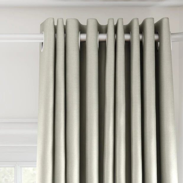 Photo of the fabric Stallion 2 UC Dew swatch by James Dunlop Essentials. Use for Curtains, Accessory. Style of Plain, Texture