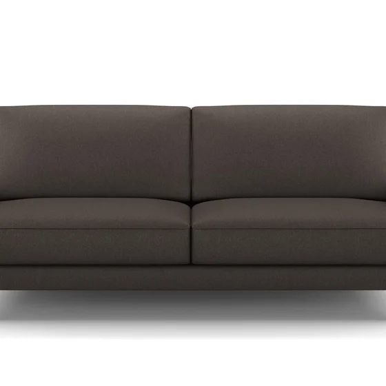 Photo of the fabric Prato Espresso swatch by Mokum. Use for Upholstery, Accessory. Style of Plain, Texture