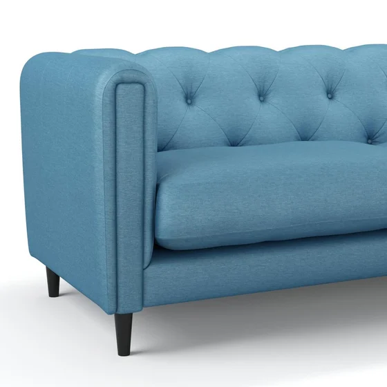 Photo of the fabric Provence Fountain swatch by James Dunlop Essentials. Use for Curtains, Upholstery, Accessory, Top of Bed. Style of Plain, Texture