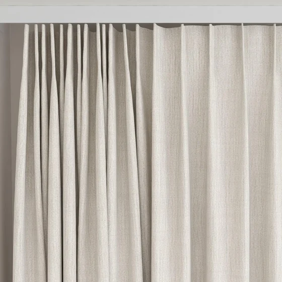 Photo of the fabric Chatham Mist swatch by James Dunlop Essentials. Use for Curtains. Style of Plain, Texture